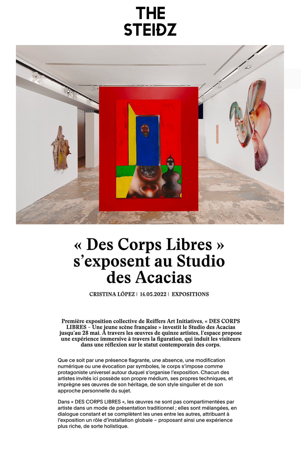 « Des Corps Libres » s’exposent au Studio des Acacias
