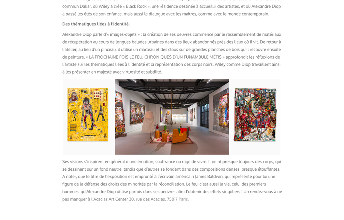 REIFFERS ART INITIATIVES : Mentorat éclairé 