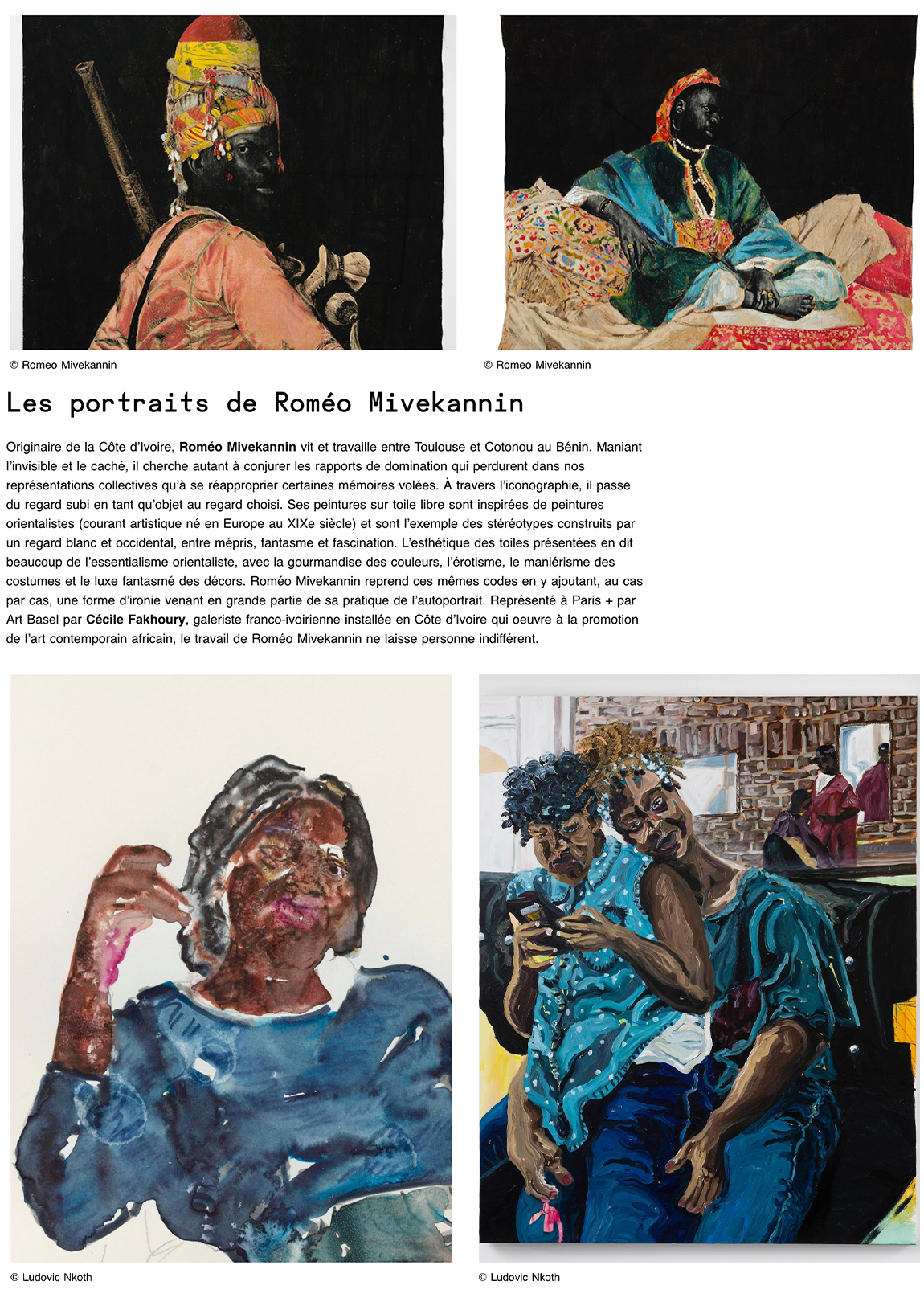 7 artistes africain.es et afro-descendant.es qui ont marqué la première édition de Paris + par Art Basel