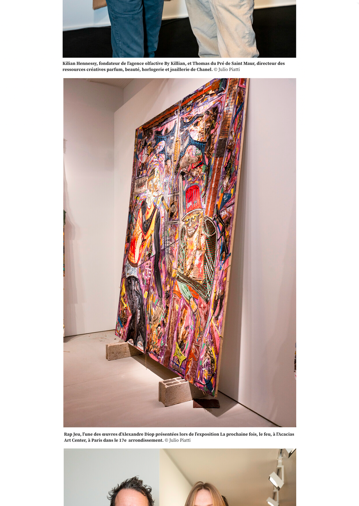 La soirée du fonds de dotation Reiffers Art Initiatives à l'Acacias Art Center